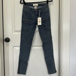 Cafe denim skinny jeans size 3/4